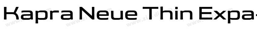 Kapra Neue Thin Expa字体转换